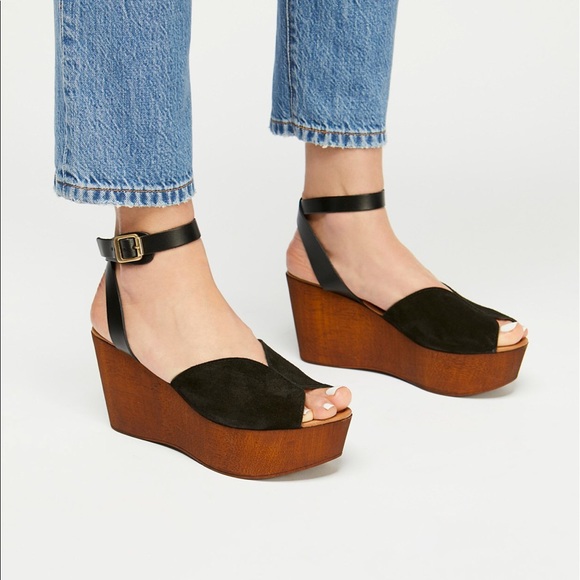 Free People On Holiday PlatForm Heels - Picture 3 of 15